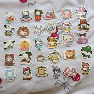 94pcs Sanrio Stickers Kuromi Cinnamorol Hello Kitty Cute Laptop Stickers